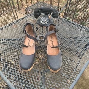 Free People platform high heel shoes